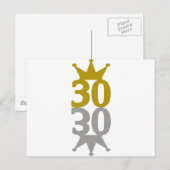 30-Crown-Reflection ポストカード (正面/裏面)