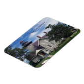 30 Mile Pointライトハウスの長方形マグネット マグネット (左側)