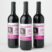 30 & Photoホットピ気のあるそぶりをしたックワインラベル ワインラベル (ボトル)