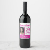 30 & Photoホットピ気のあるそぶりをしたックワインラベル ワインラベル (正面)