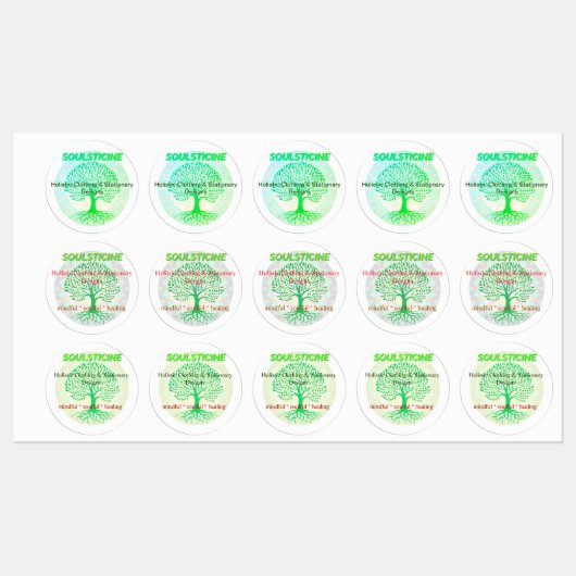30 SOULSTICINEステッカー ラベル (シート)