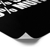 30% Stud 70% Muffin Funny Father's Day Valentines  ポスター (角)