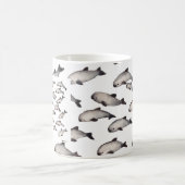 30 vaquitaのネズミイルカのイルカ コーヒーマグカップ (中央)