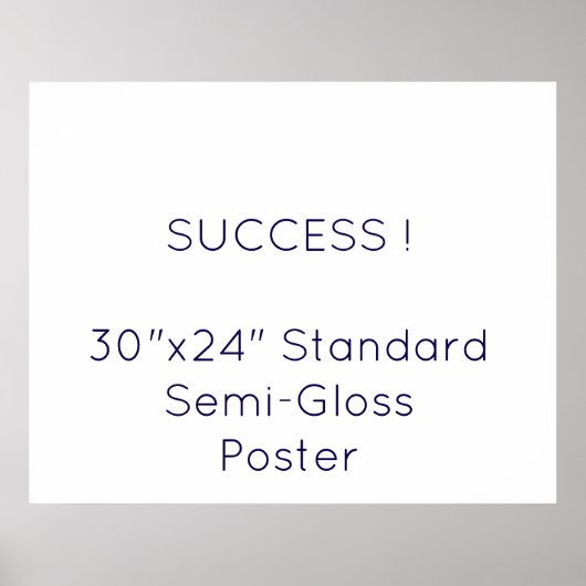 30"x24"スタンダード半光沢ポスター ポスター (正面)
