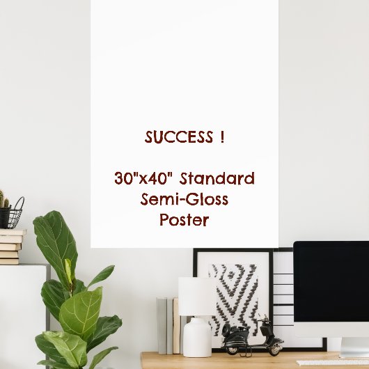 30"x40"スタンダード半光沢ポスター ポスター (ホームオフィス)