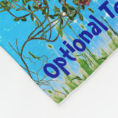 30"x40" Moonlight Unicorn フリースブランケット (角)