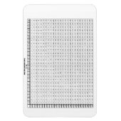 30 x 20インチの乗算表 マグネット (縦)