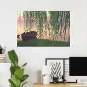 30" x 24" "柳の下" イメージ入り紙ポスター ポスター (ホームオフィス)