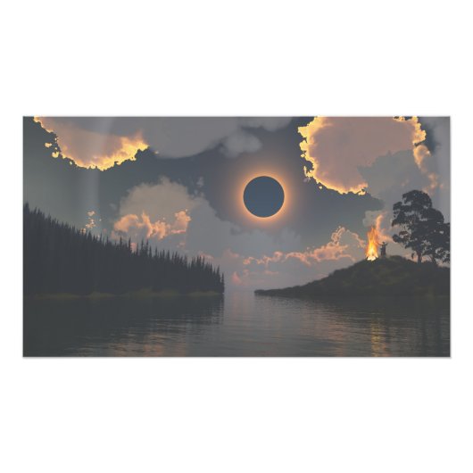30" x 24" paper poster: "Eclipse" image フォトプリント (正面)