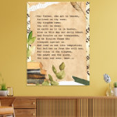 30 x 40キャンバス印刷 – 主の祈り キャンバスプリント (インサイチュ (リビング))