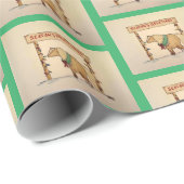 30" x 6'ラッピング紙、光沢ラッピング紙 ラッピングペーパー (ロールコーナー)