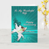 30 years Anniversary card for a wife カード (黄色い花)