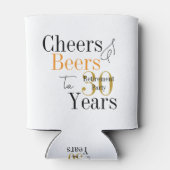 30 Years Retirement Cheers Beers Party Favor 缶クーラー (裏面)