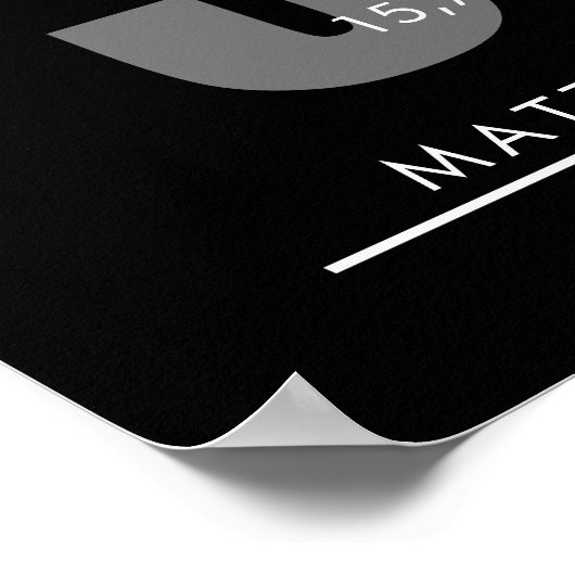 30 Years Retirement or Employee Appreciation Gift ポスター (角)