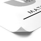 30 Years Retirement or Employee Appreciation Gift ポスター (角)