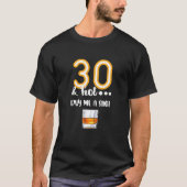 30BBA熱ショットガラスデザインビールドリンカー30B Tシャツ (正面)