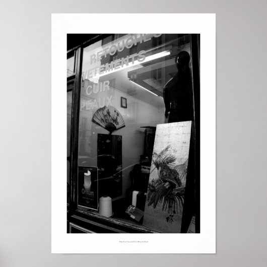 30terリュガッセンディパリ白黒ポスター1 ポスター (正面)