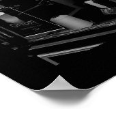 30terリュガッセンディパリ白黒ポスター2 ポスター (角)