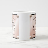 30thエレガントパールの結婚記念日お祝い ジャンボコーヒーマグカップ (正面)