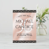 30thエレガントパールの結婚記念日お祝い セーブザデート (スタンド正面)