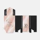 30thエレガントパールの結婚記念日お祝い フェイバーボックス (折り畳みなし)