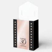 30thエレガントパールの結婚記念日お祝い フェイバーボックス (オープン)