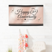 30thエレガントパールの結婚記念日お祝い 横断幕 (インサイチュ)