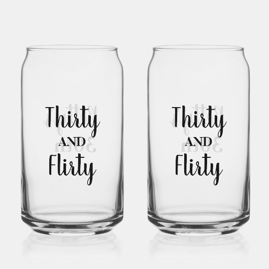 30thソーダガラスをパーソナライズ ガラス缶 (正面)