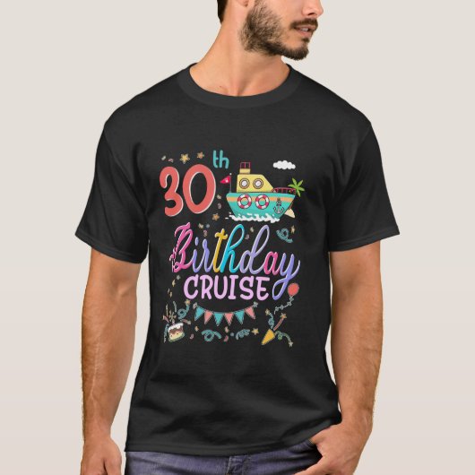 30thバースデークルーズ30歳誕生日クルージング tシャツ (正面)