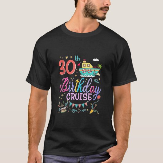 30thバースデークルーズ30歳誕生日クルージング tシャツ (正面)