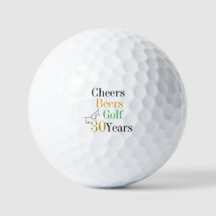 30thバースデーゴルフ応援ビール ゴルフボール