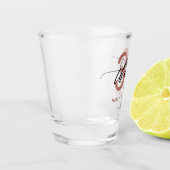 30thバースデーシックバラ金ゴールド ショットグラス (左)