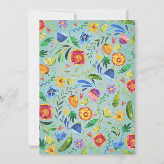 30thバースデーフィエスタ招待状 招待状 (裏面)