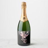 30thバースデーラグジュアリーバラワイン スパークリングワインラベル (正面)