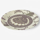 30thパールアニバーサリー紙プレート ペーパープレート (アングル)