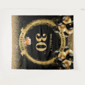 30thマンはっきりした誕生日ウイスキーお祝いバックドロ タペストリー (正面(横))