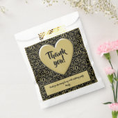 30th乱数パターンブラック/金ゴールド フェイバーバッグ (封をした状態)