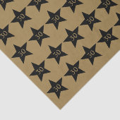 30th誕生日お祝いブラック金ゴールド 薄葉紙 (詳細)