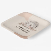 30th誕生日お祝い70sレトロディスコパーティー ペーパープレート (傾斜あり)