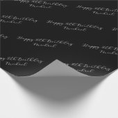 30th誕生日カスタマイズ可能なギフトラッピング紙 ラッピングペーパー (角)