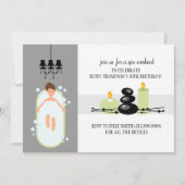 30th誕生日ガーリースパウィークエンドゲートウェイ招待状 招待状 (正面)