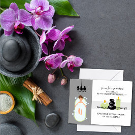 30th誕生日ガーリースパウィークエンドゲートウェイ招待状 招待状