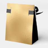 30th誕生日ゴールドフォイルモノグラム名スクリプト フェイバーボックス (裏面サイド)