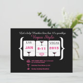 30th誕生日スロットマシン 招待状 (スタンド正面)