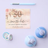 30th誕生日パンパバラ日付の予算を保存 チラシ (シングル)