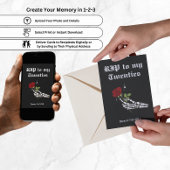 30th誕生日パーティの招待状- RIP 20s葬儀 招待状