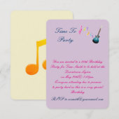 30th誕生日パーティーの招待状 招待状 (正面/裏面)