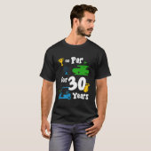 30th誕生日パーティーゴルフスポーツテーマ30歳B Tシャツ (正面フル)