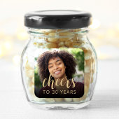 30th誕生日パーティーフォト応援 スクエアシール