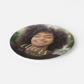 30th誕生日パーティーフォト応援 ペーパープレート (アングル)